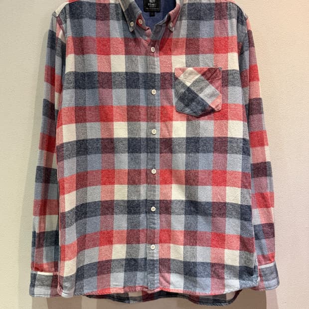 BEAMS HEART Check Button-Down Shirt