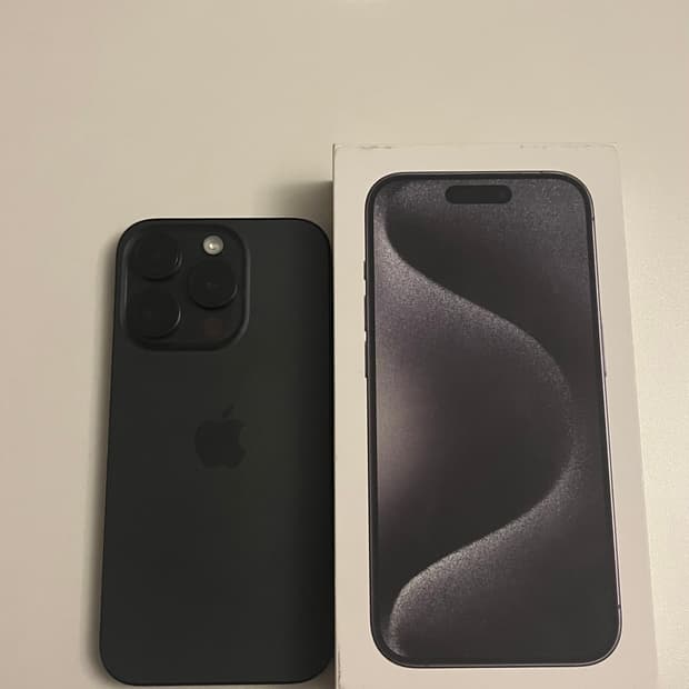 아이폰15프로 블랙티타늄 256