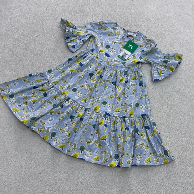 XL 새상품 엘르 키즈 플라워 원피스 0403E