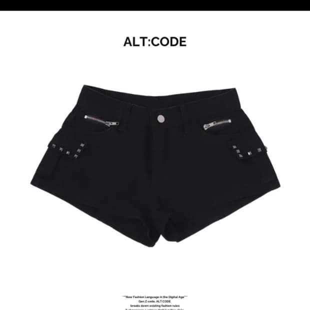 마이크로 스터드 숏팬츠