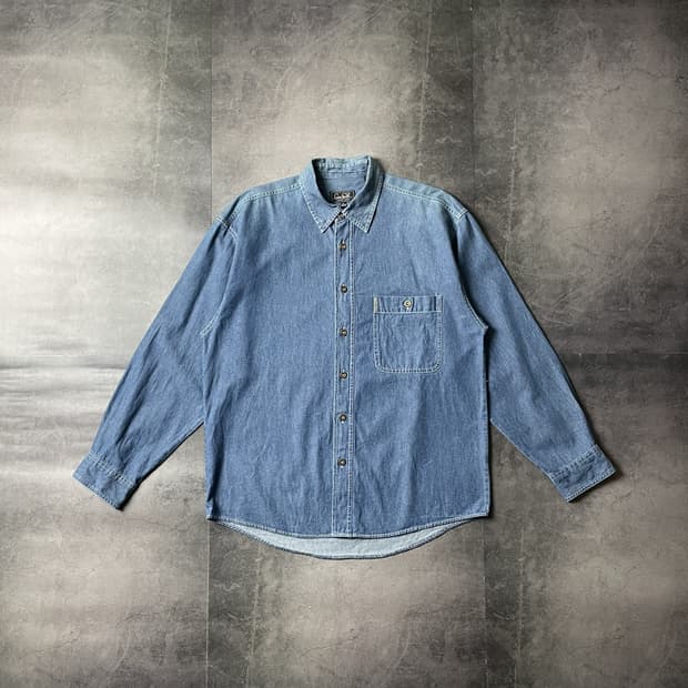 LINEA 빈티지 데님 코튼 셔츠 A00532