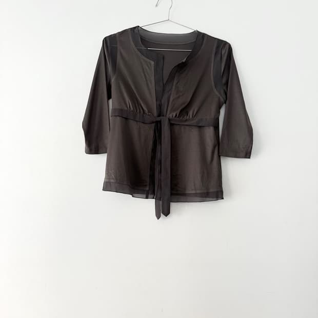 Strap feminine cardigan