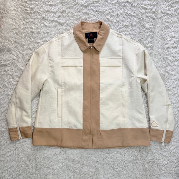 조던 우먼스 워크웨어 캔버스 재킷 (아이보리/베이지) - M사이즈