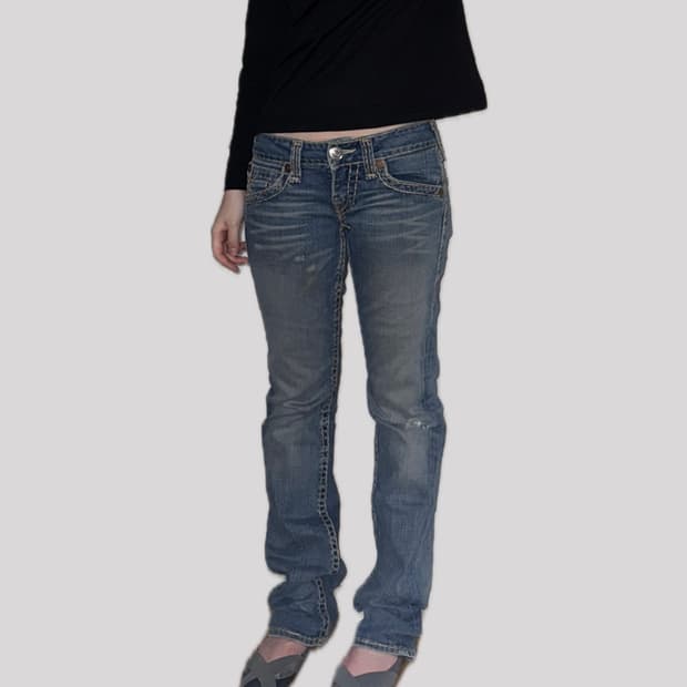 빈티지 트루릴리전 로우라이즈 진