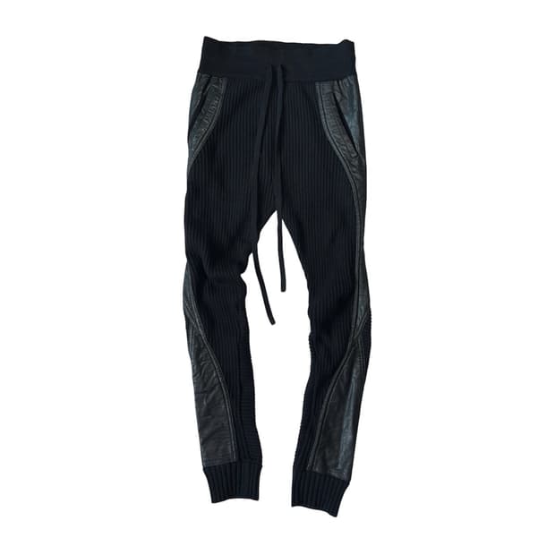 Duval Leather Jogger 