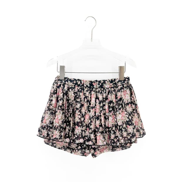 빈티지 플라워 프릴 쇼츠 