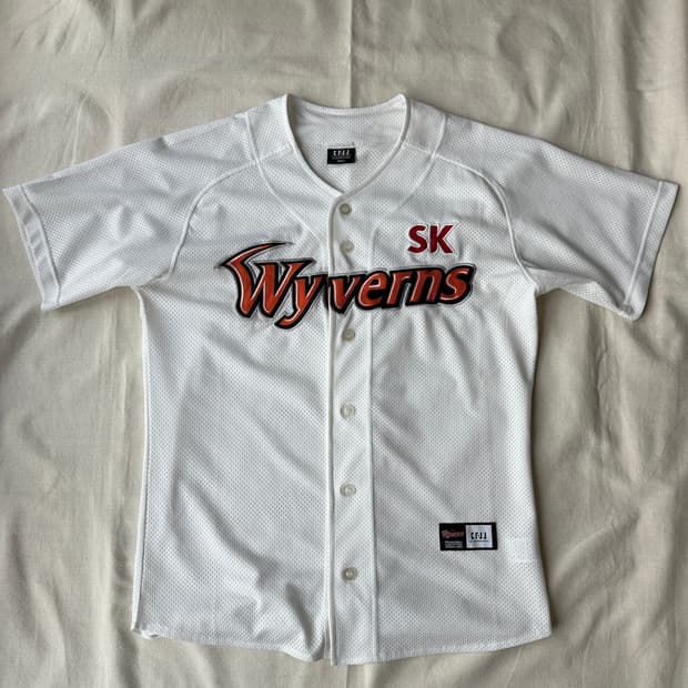 SK 와이번스 홈 화이트 유니폼 100