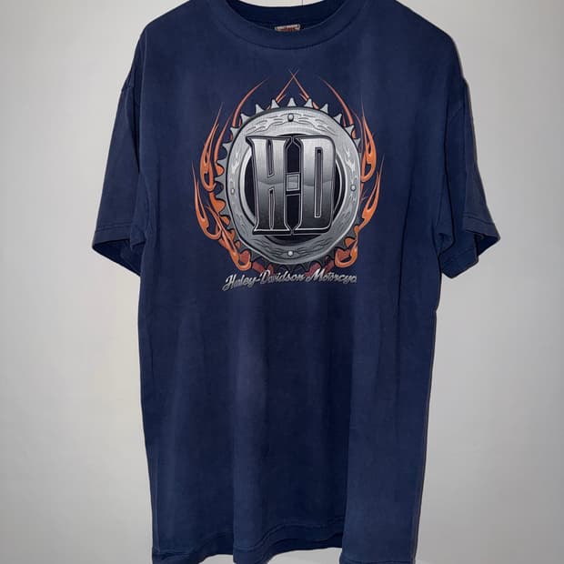 00s harley davidson flame