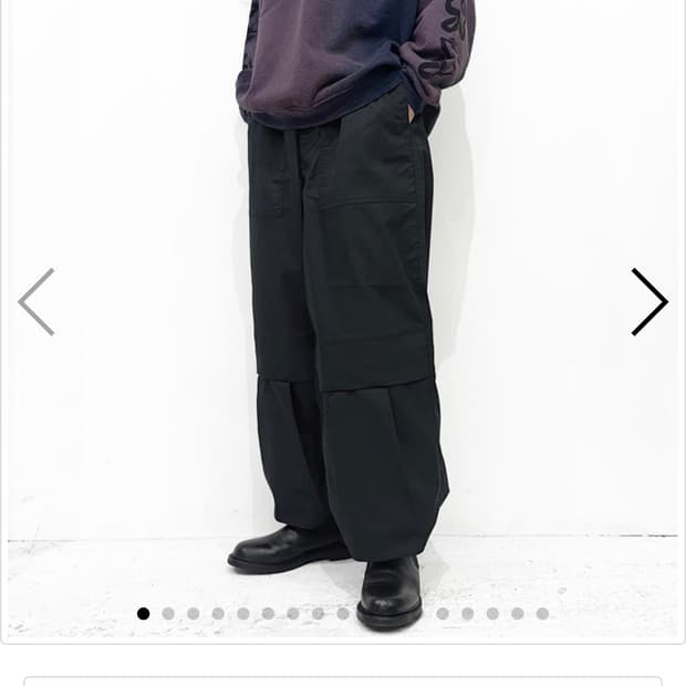 Sasquatchfabrix knee cargo pants Lsize