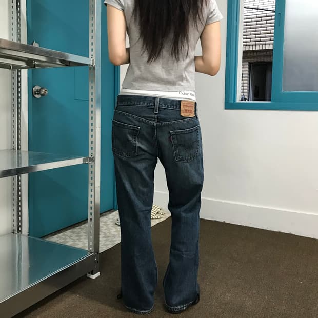 멕시코 리바이스 527 부츠컷 데님 30