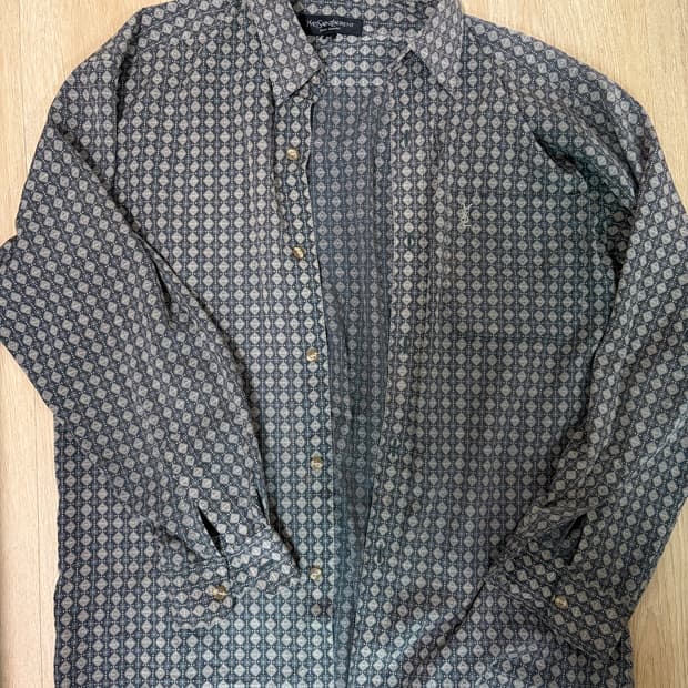 입생로랑 00s 실크 셔츠 95