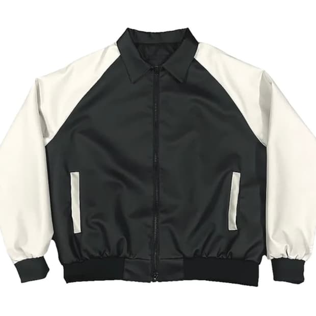 라우코하우스 레더 블루종 투웨이 자켓