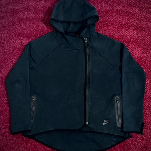 나이키 테크팩 후드집업 M 블랙