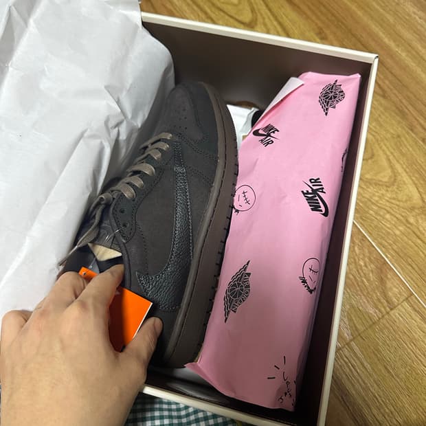 260 나이키 스캇 조던1 다크모카