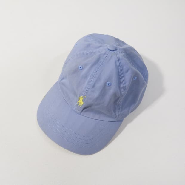 90's 폴로 랄프로렌 가죽 스트랩 볼캡 모자