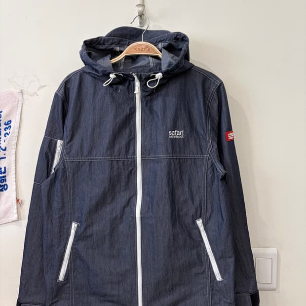 298. 사파리스팟 데님 바람막이 윈드브레이커 자켓 