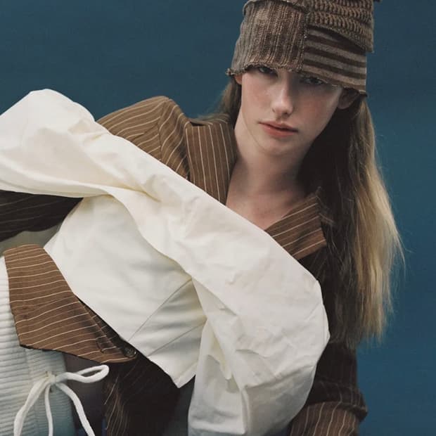 어썸니즈 패치워크 햇_브라운