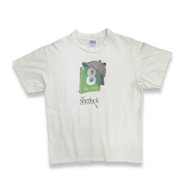 1998' Apple mac OS 8.5 셜록 티셔츠 L