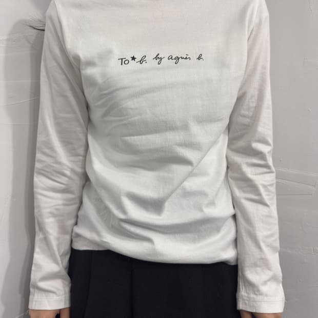 agnes b printing longsleeve