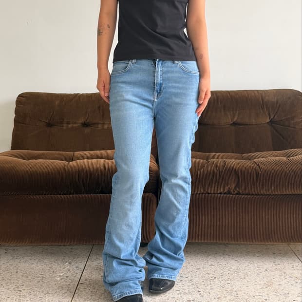 Lee Vintage Light Blue Boot Cut 데님 팬츠