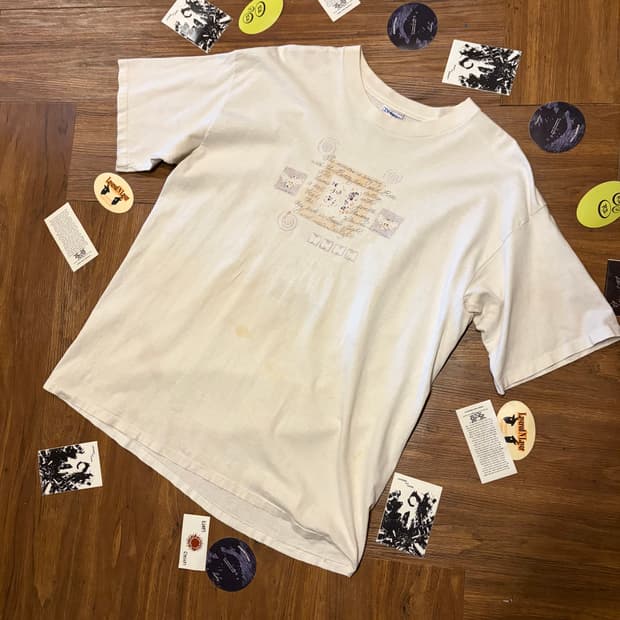 90s Allsport faded printed 싱글스티치 티셔츠