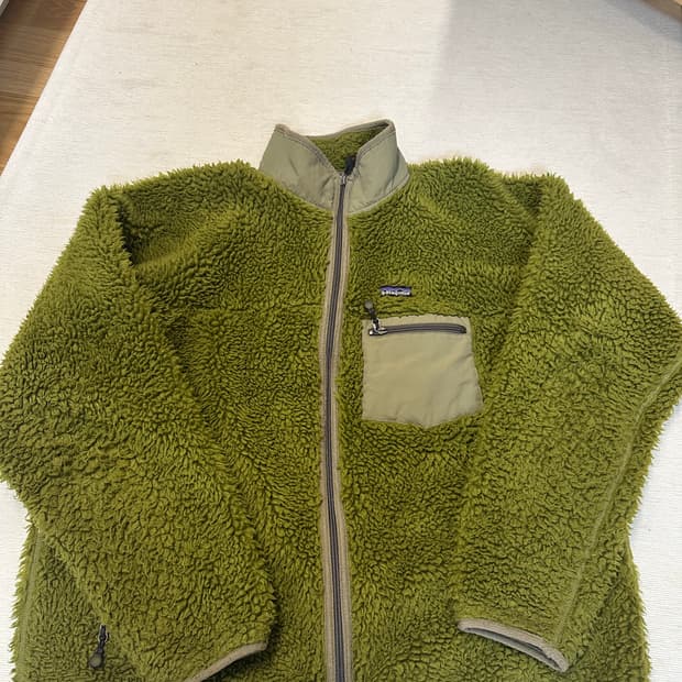 (XL) 파타고니아 빈티지 딥파일 그린