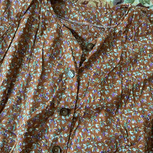 빈티지 플라워 원피스