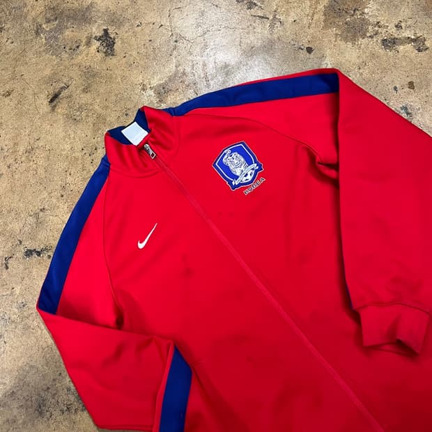 [정품/L] 나이키 대한민국 축구 국가대표팀 트랙탑 레드 b8