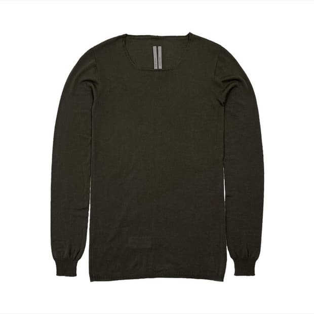 Rick owens cut and sew knit