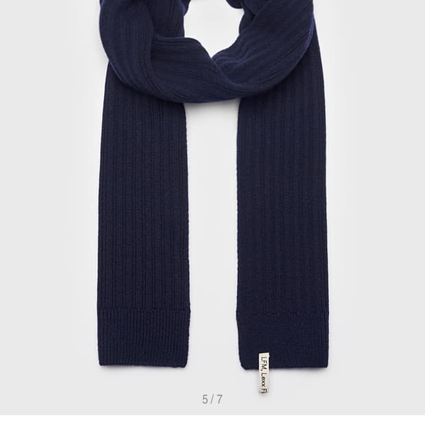 lfm rib line muffler lfm 머플러 /gabi pkby