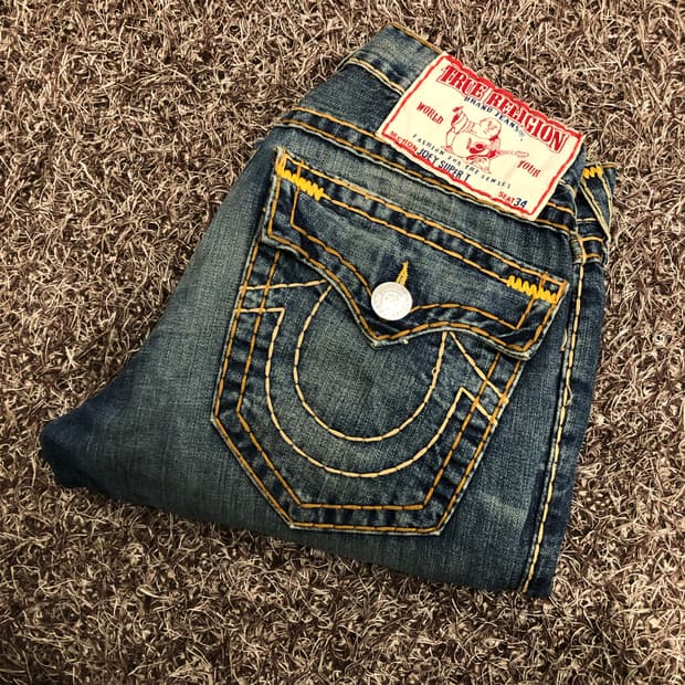 트루릴리전 Joey Super T 조이 슈퍼 티 부츠컷 데님 팬츠