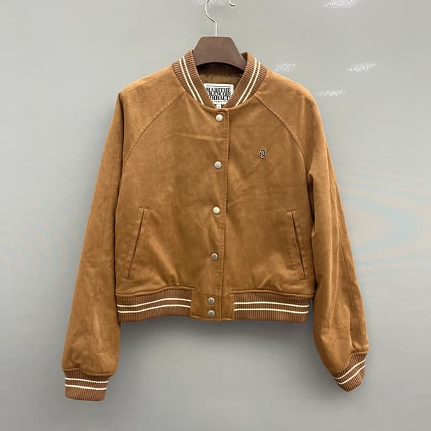마리떼 프랑소와 저버 23FW 울 블렌드 바시티 재킷 공용