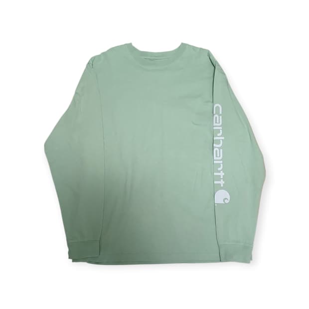 칼하트 민트 긴팔 티셔츠 