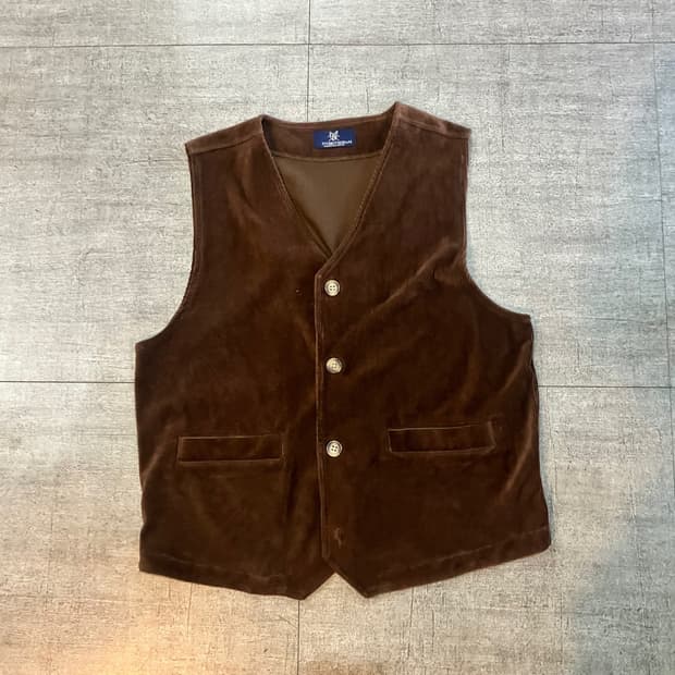 일본빈티지 Ivybrothere 핀터깔y2k 아메카지 코듀로이 베스트조끼