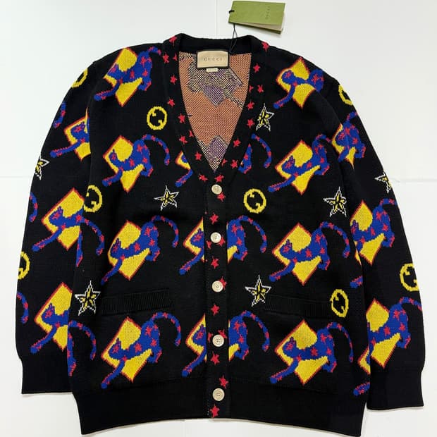 구찌 가디건 정품 남성