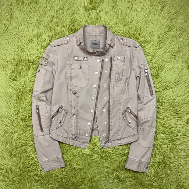 모스키노 디컨스트럭티드 유틸리티 자켓