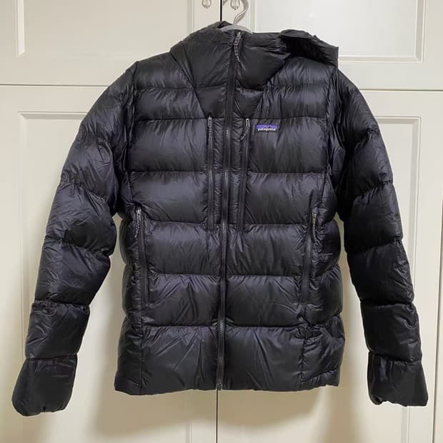 파타고니아 피츠 로이 다운 후디 블랙 M