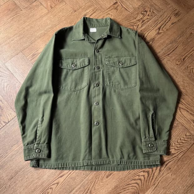 [M]70's 오리지널 U.S ARMY OG-107 밀리터리 셔츠