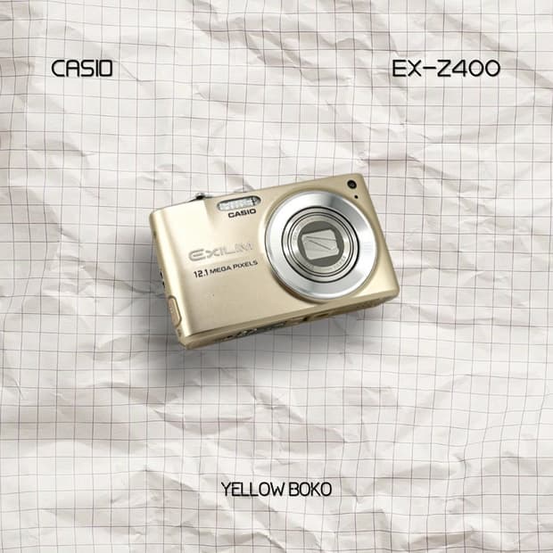[💖태연픽!] CASIO 카시오 엑슬림 Z400 레트로 디지털 카메라