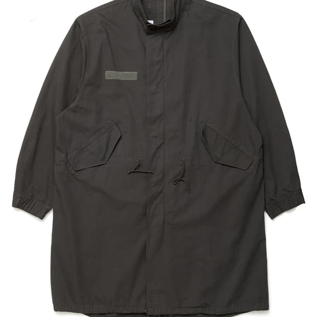 [3(M)] 해칭룸 모즈 파카 워시드 머드 브라운