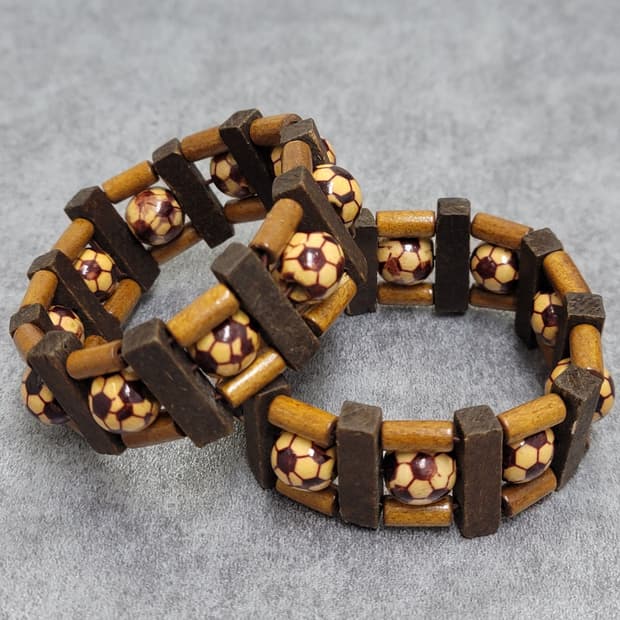 football ball bracelet set