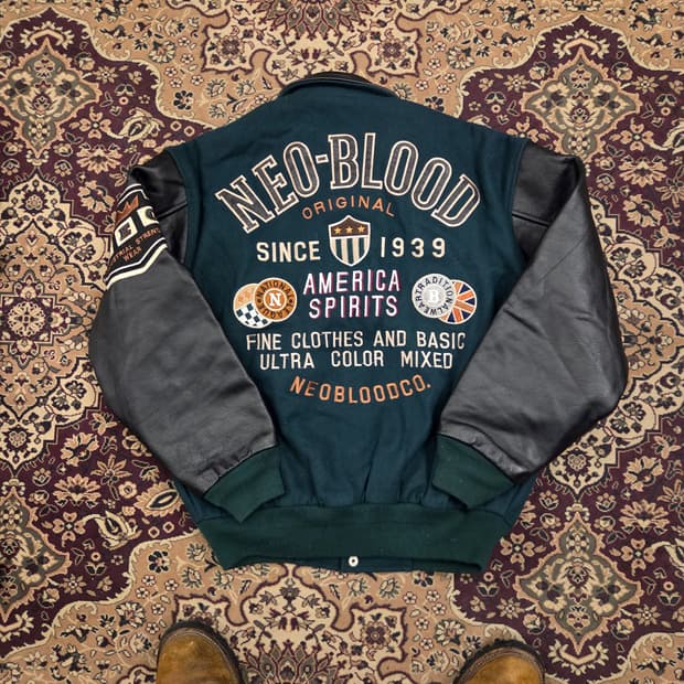 90s 네오블러드 바시티 자켓
