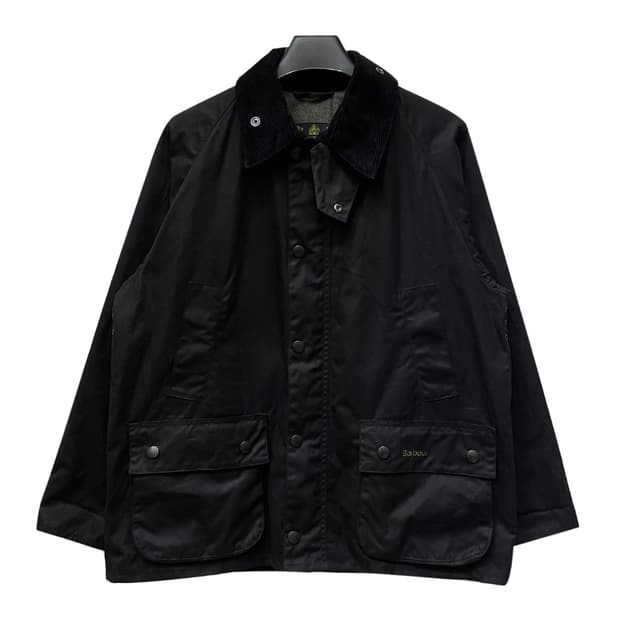 Barbour 바버 리테일 비데일 블랙 왁스 자켓 M