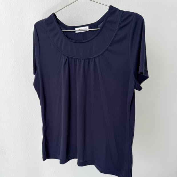 빈티지 백프릴 반팔티