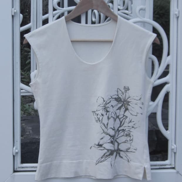 vintage Christian Aujard sleeveless top