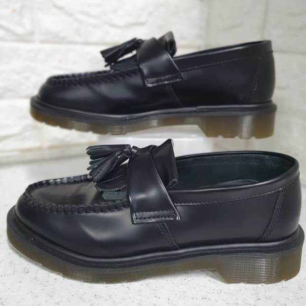 닥터마틴 아드리안 블랙 태슬 로퍼 UK5(신품급)