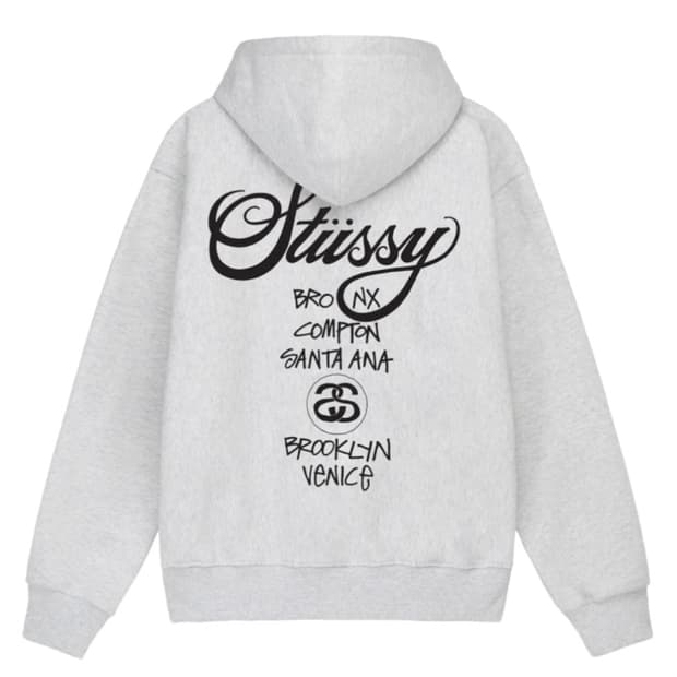 스투시 월드투어 후드 XL