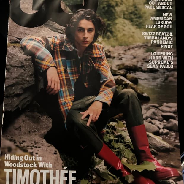 2020 GQ 티모시 샬라메