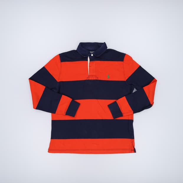 L 폴로 스트라이프 럭비긴팔티 0305H1