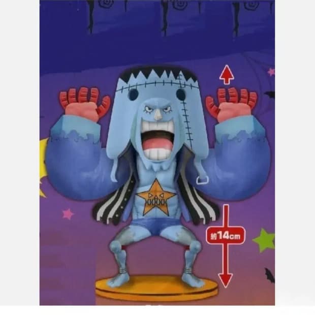 메가월드  원피스  수집용  피규어  ~프랭키 ~  미사용 